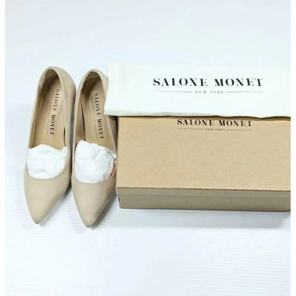 Salone Monet Anita Pump Women's McCullough Suede Dressy Pumps Size 6 (MSRP $395) - Picture 2 of 11